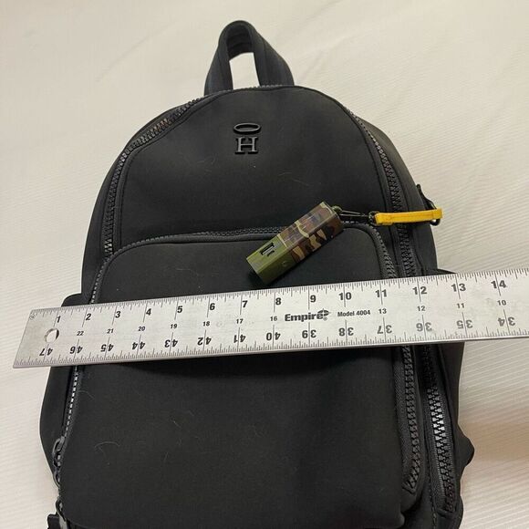 HALO RFID Backpack with Two Phone Chargers and Flashlight Gray Dethatched Detail - Picture 5 of 12